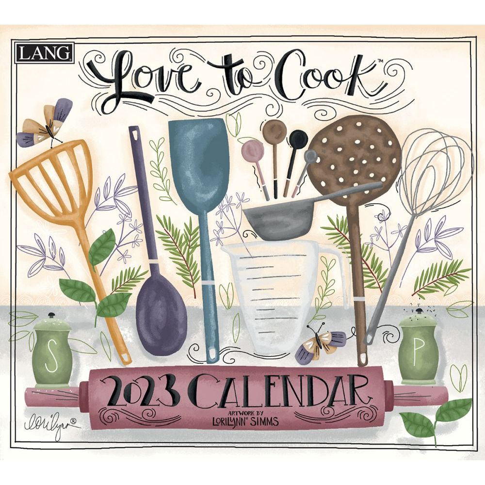 Love To Cook 2023 Wall Calendar