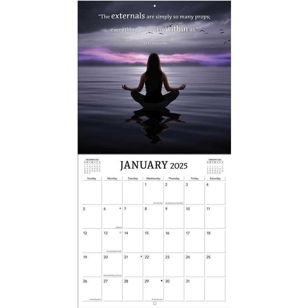 Zen Photo 2025 Wall Calendar Second Alternate Image