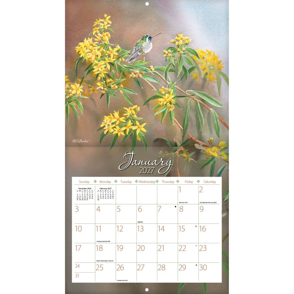 Hummingbirds 2027 Wall Calendar by Susan Bourdet Second Alternate Image
