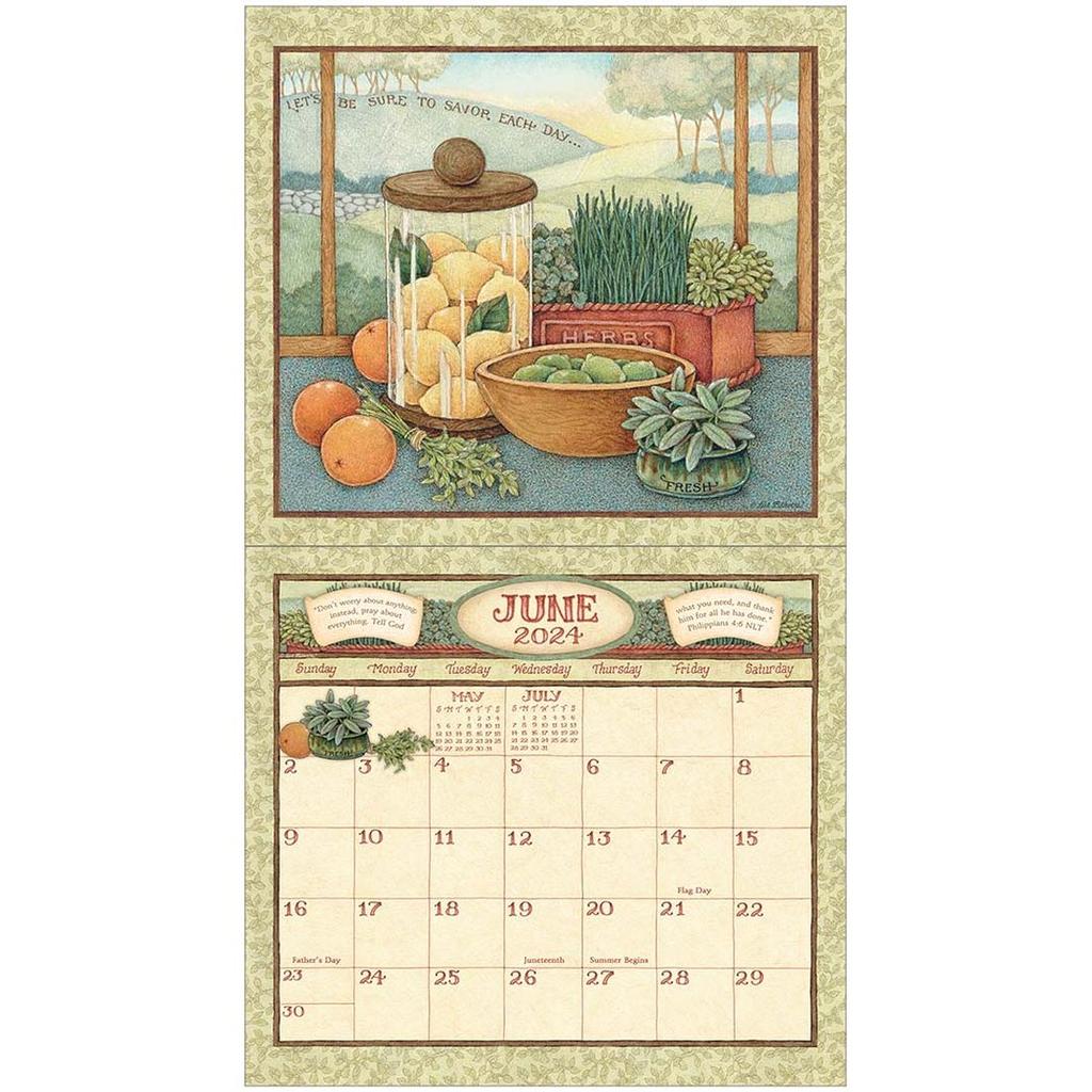 Faithful Moments Blowers 2024 Wall Calendar Second Alternate Image width=&quot;1000&quot; height=&quot;1000&quot;