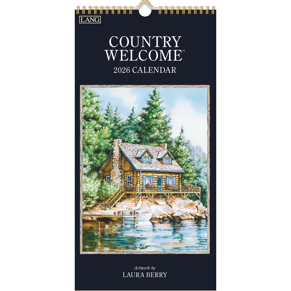 Country Welcome 2026 Vertical Wall Calendar Main Image