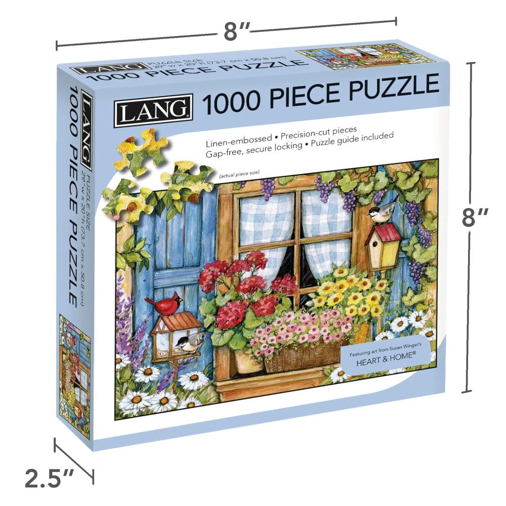 Summertime Window 1000 Piece Puzzle Fourth Alternate Image