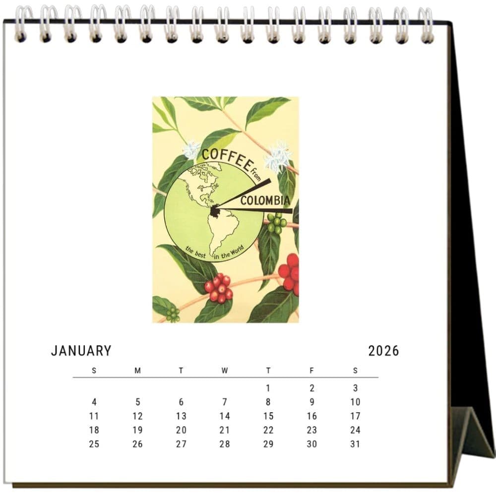 Coffee 2026 Easel Desk Calendar Second Alternate Image