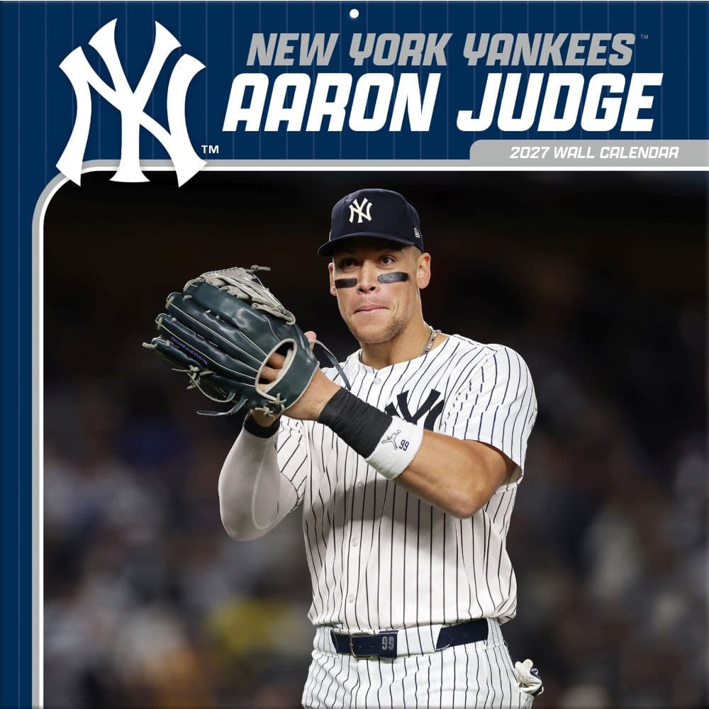 MLB New York Yankees Aaron Judge 2027 Wall Calendar Main Product Image