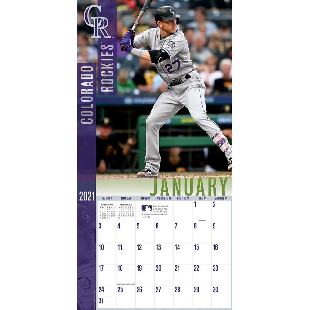 Colorado Rockies Wall Calendar