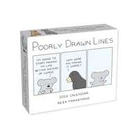 image Poorly Drawn Lines 2026 Desk Calendar Main Image