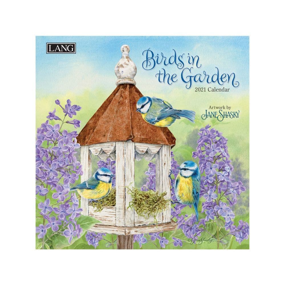 Birds in the Garden Mini Wall Calendar by Jane Shasky
