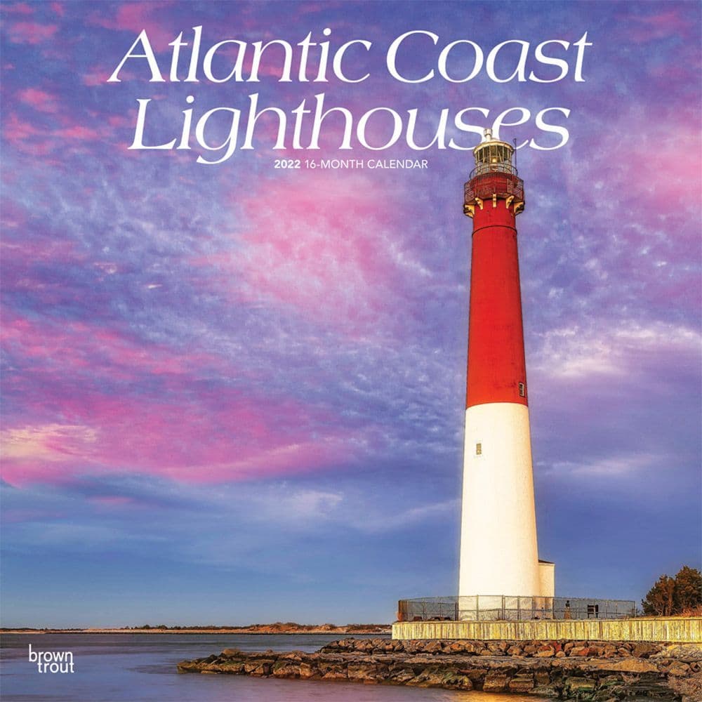Lighthouses Atlantic Coast 2022 Wall Calendar