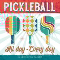 image Pickleball 2026 Wall Calendar Main Image