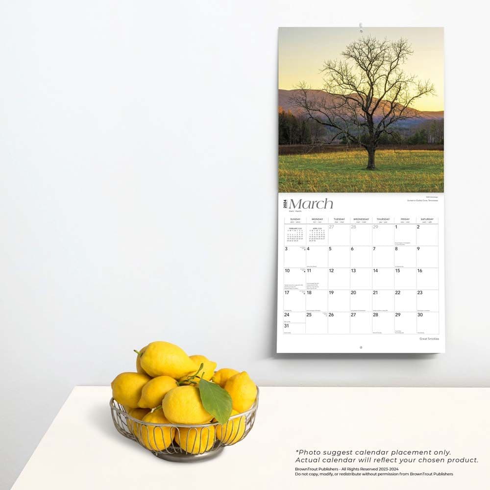 Great Smokies 2025 Wall Calendar