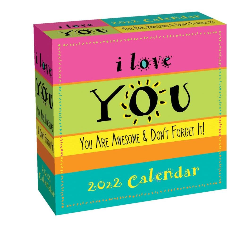I Love You 2022 Day-to-Day Calendar