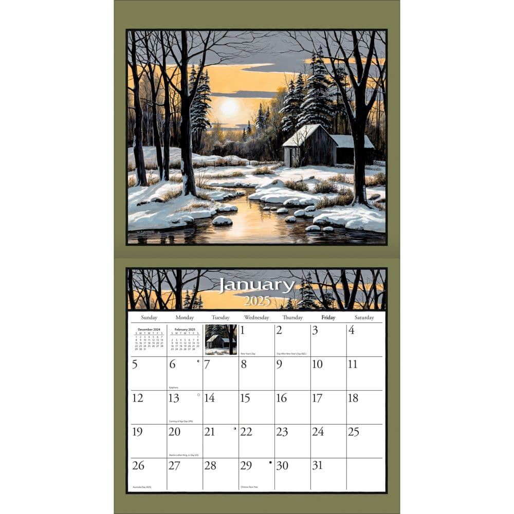 Lure of The Outdoors Special Edition 2025 Wall Calendar Second Alternate Image width="1000" height="1000"