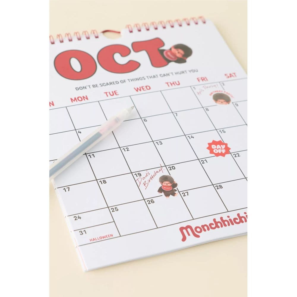 Monchhichi 2027 Wall Calendar Third Alternate Image