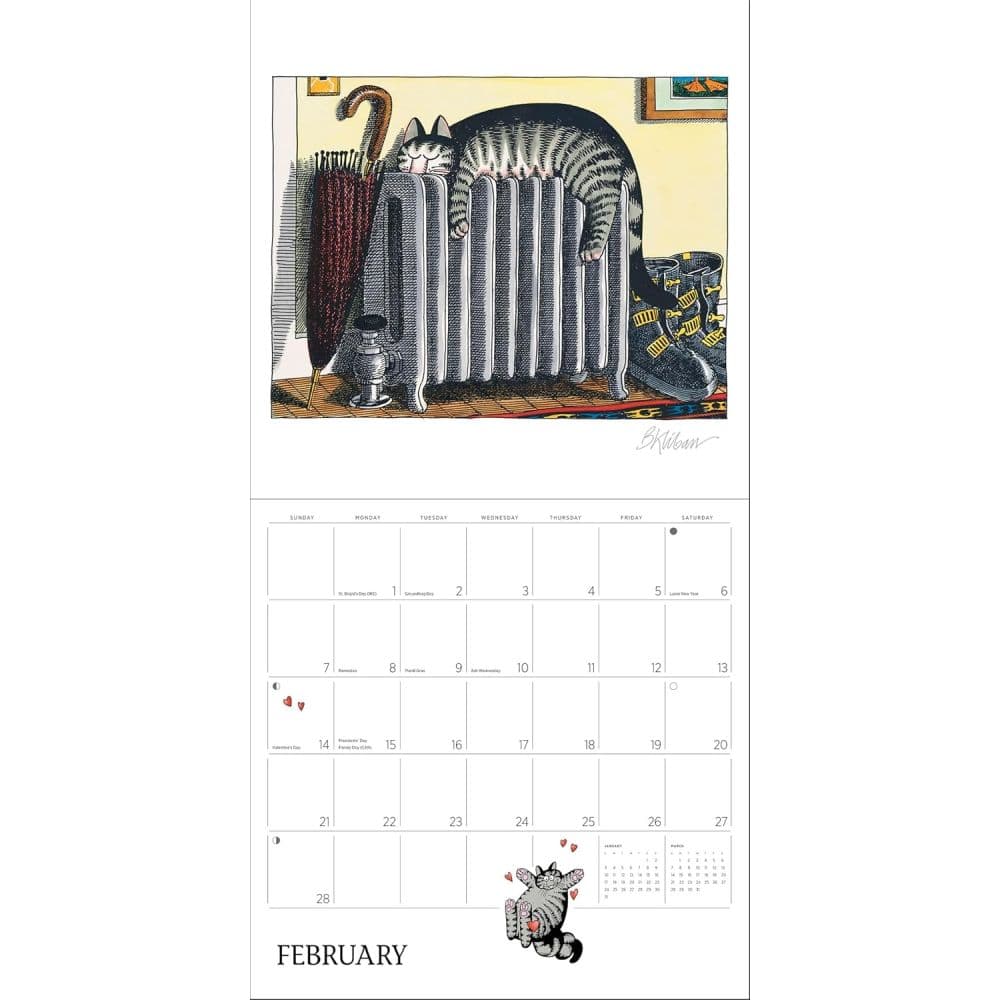 Kliban 2027 Wall Calendar Third Alternate Image