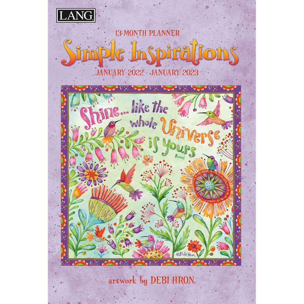 Simple Inspirations 2022 Monthly Planner