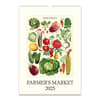 image Farmers Market Poster 2025 Wall Calendar Main Image