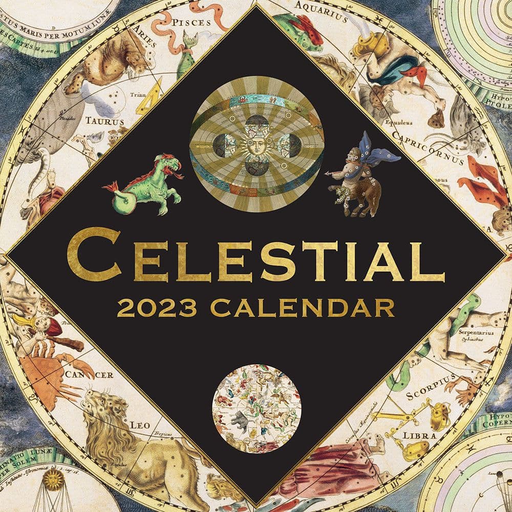 The Gifted Stationery Co Ltd Celestial 2023 Wall Calendar SV