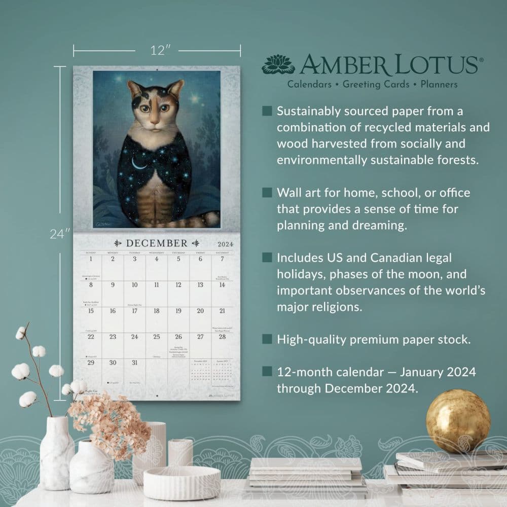 Curious World WelzStein 2024 Wall Calendar