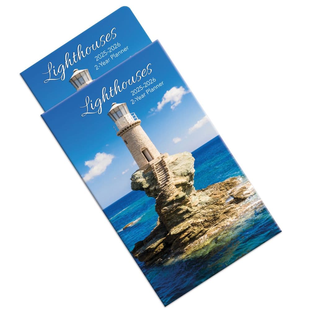 Lightouses 2 Year 2025 Pocket Planner Fifth Alternate Image width="1000" height="1000"