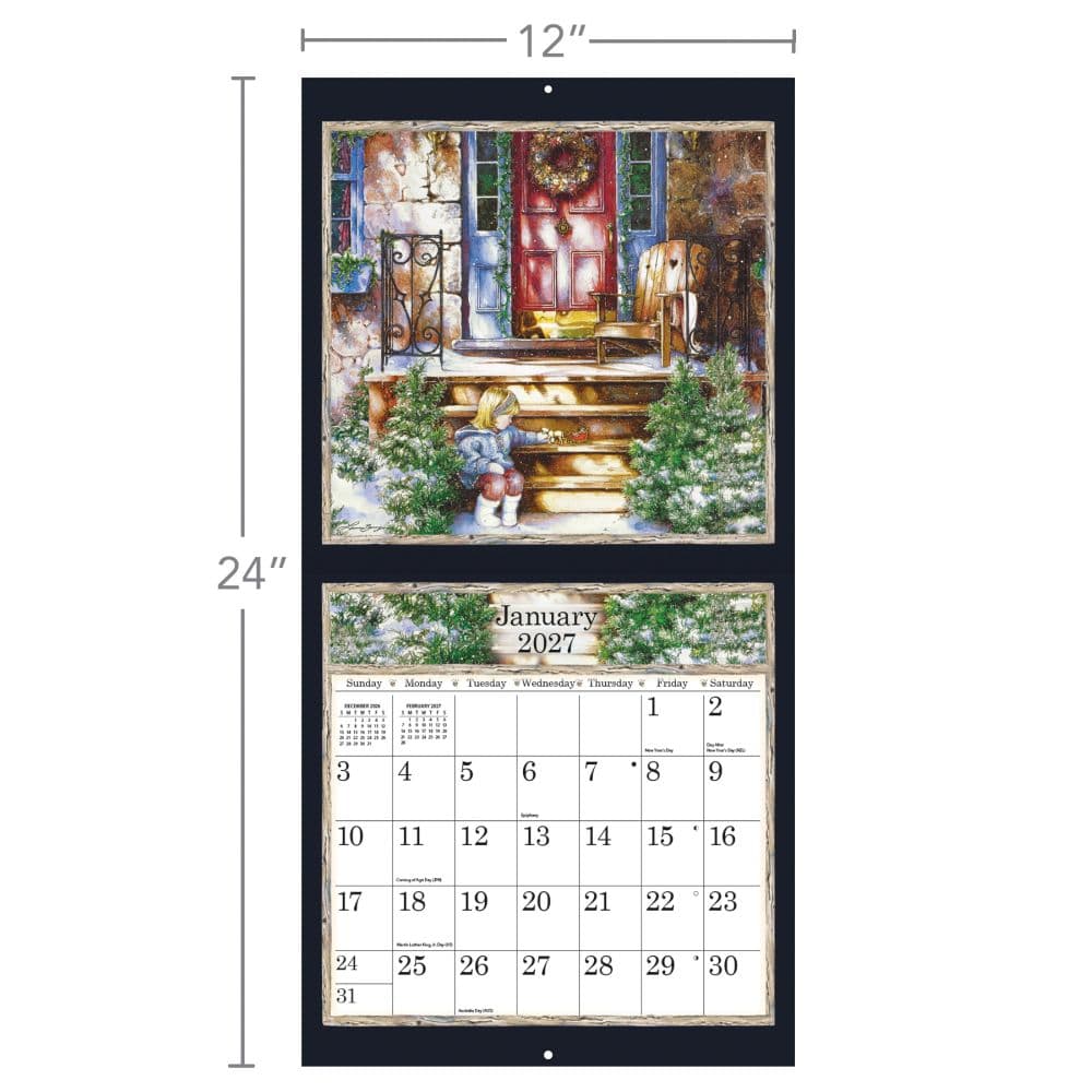 Cottage Charm 2027 Wall Calendar Third Alternate Image