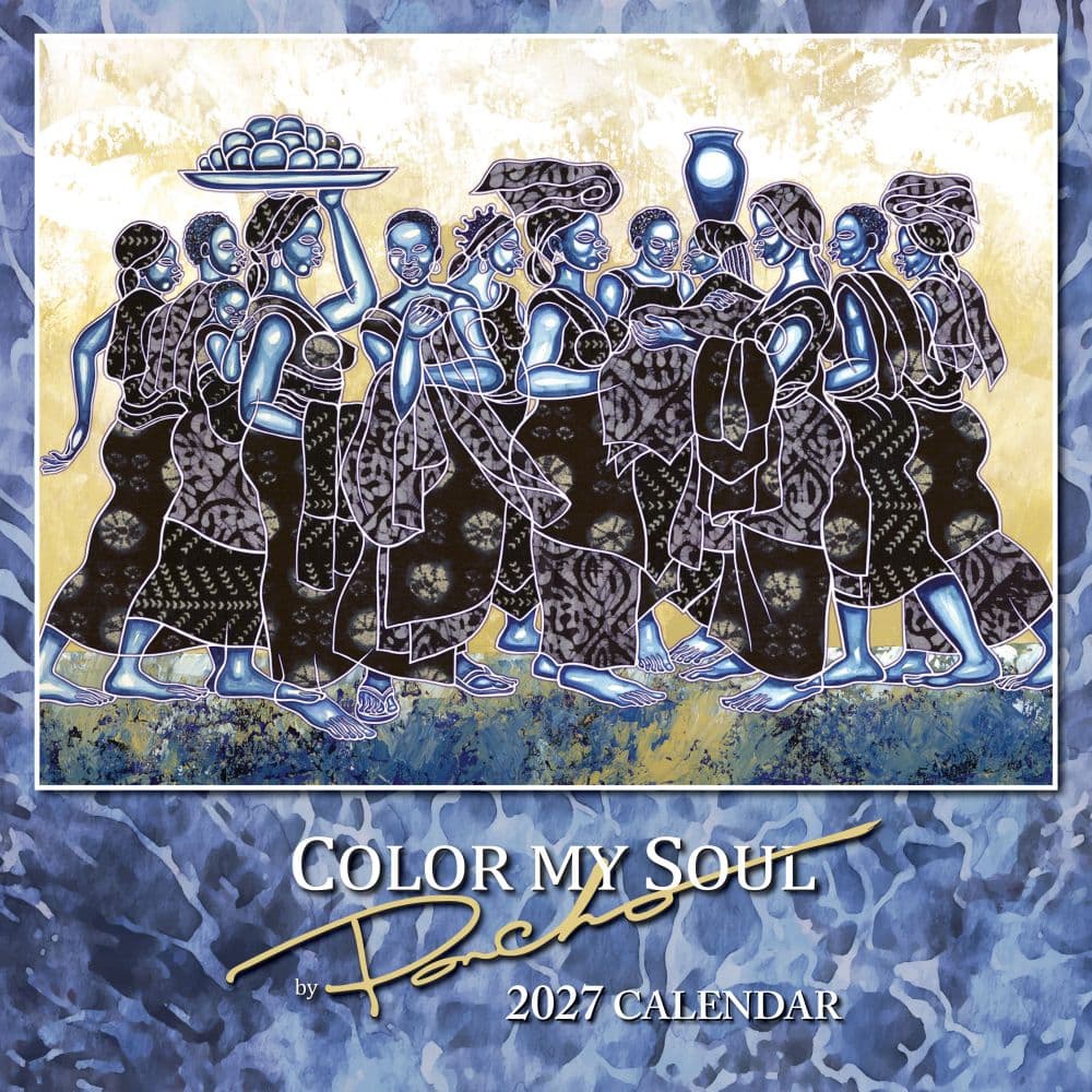 image Poncho Color my Soul 2027 Wall Calendar
