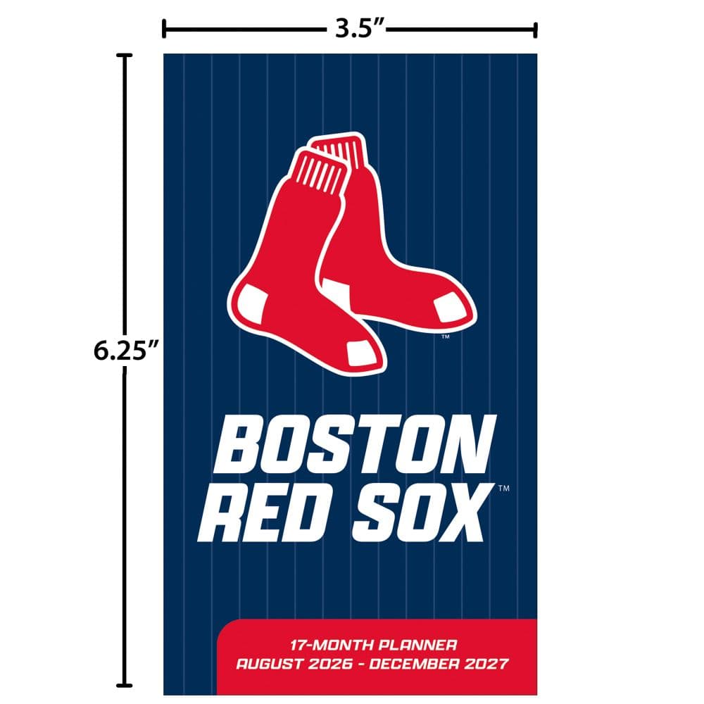 MLB Boston Red Sox 17 Month 2027 Pocket Planner Sixth Alternate Image