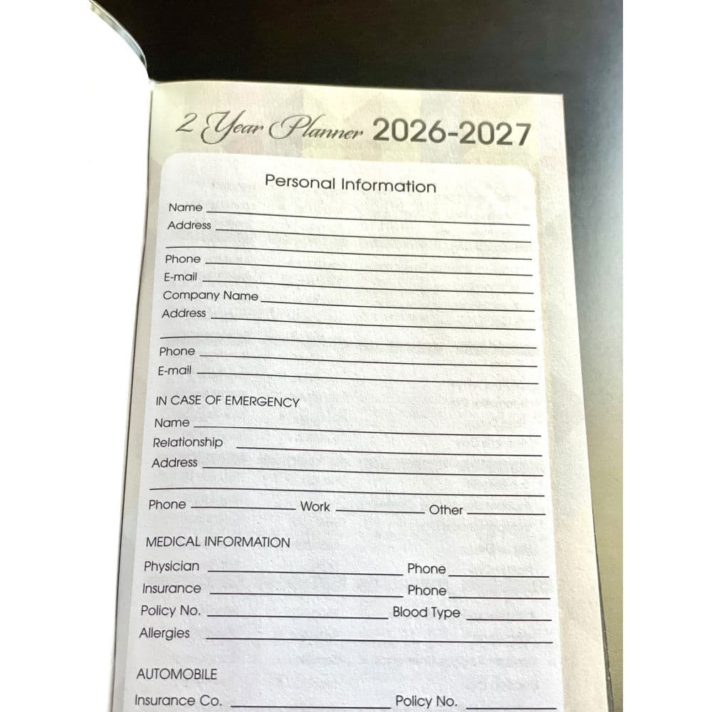 Obama Years 2 Year 2026 Pocket Planner Second Alternate Image