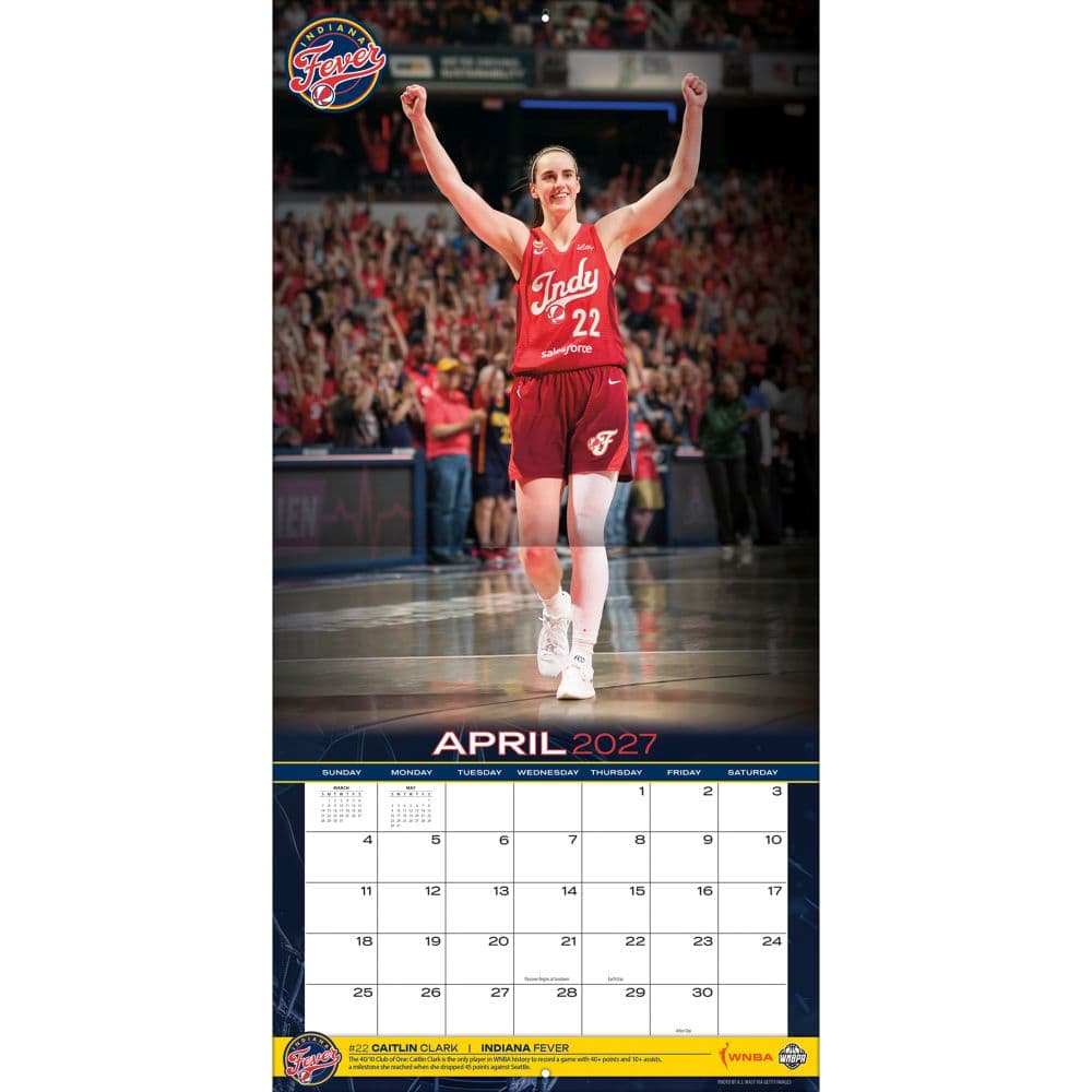 WNBA Elite 2027 Wall Calendar Third Alternate Image