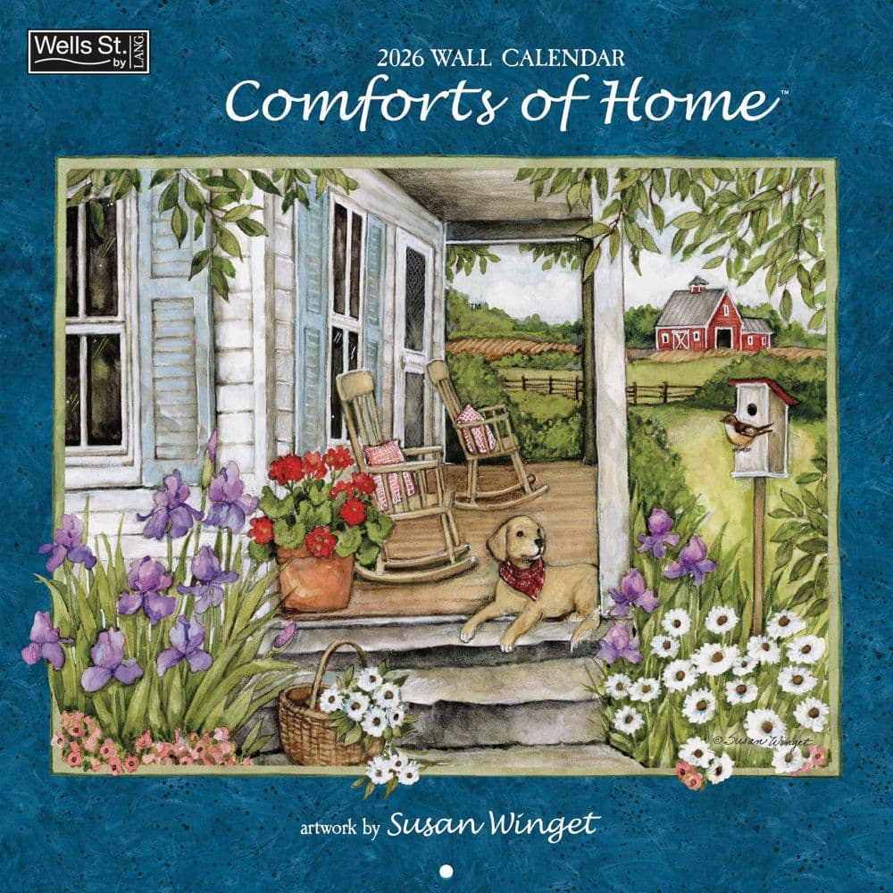 Comforts Of Home 2026 Wall Calendar_Main Image