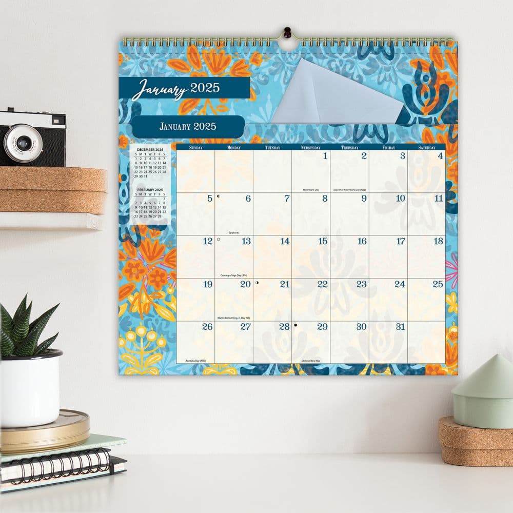 Bohemian by Susan Winget 2025 File It Wall Calendar Fourth Alternate Image width="1000" height="1000"