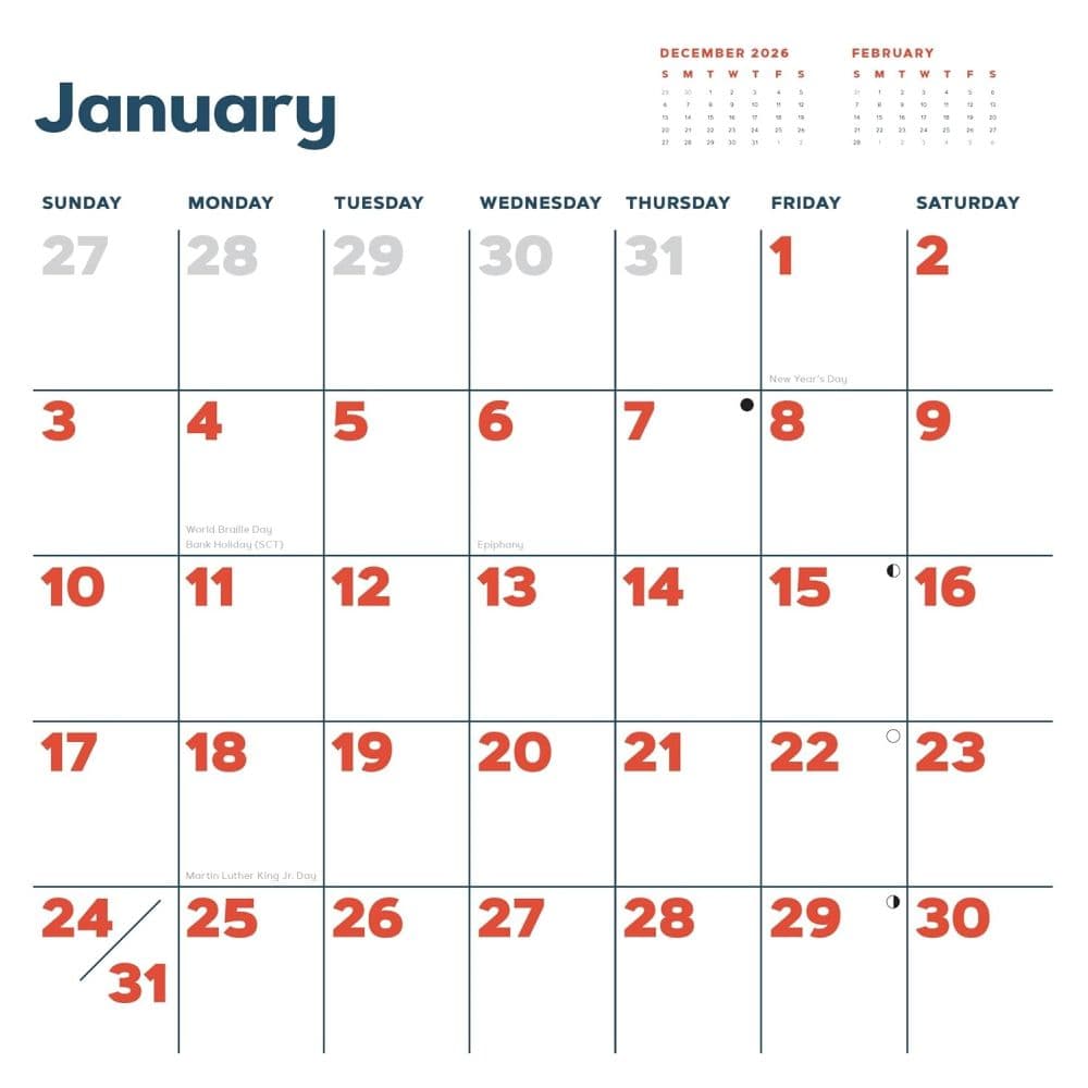 Catffirmations 2027 Wall Calendar Third Alternate Image