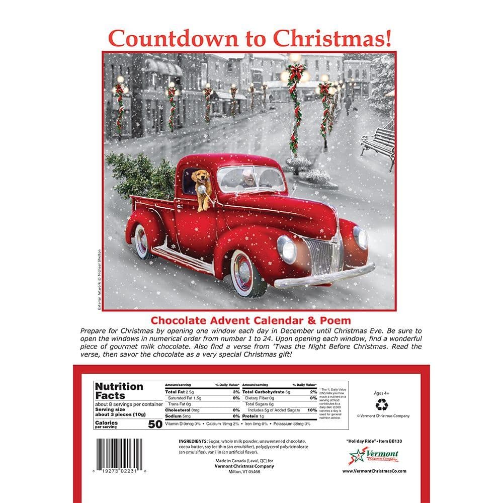 Holiday Ride Chocolate Advent Calendar Alt1