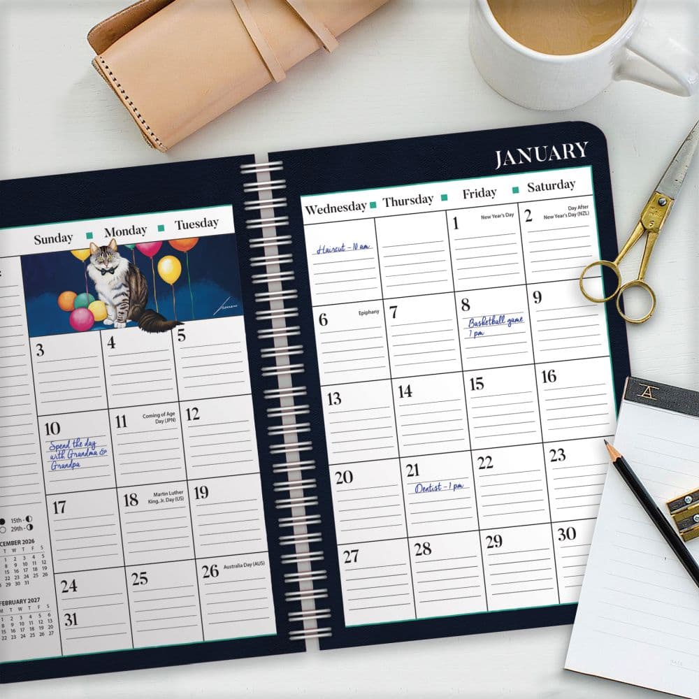 American Cat 2027 Engagement Planner by Lowell Herrero Sixth Alternate Image