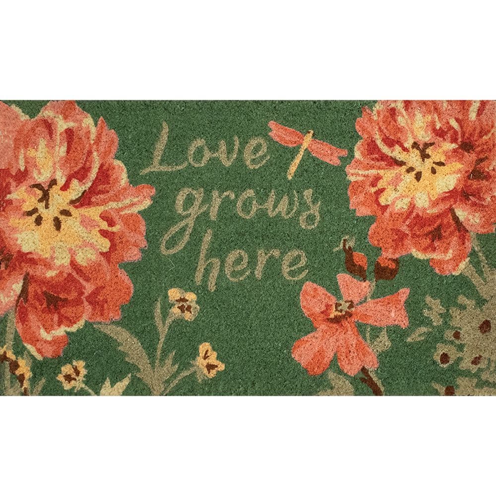 Spring Meadow Coir Small Doormat by Lisa Audit Main Image