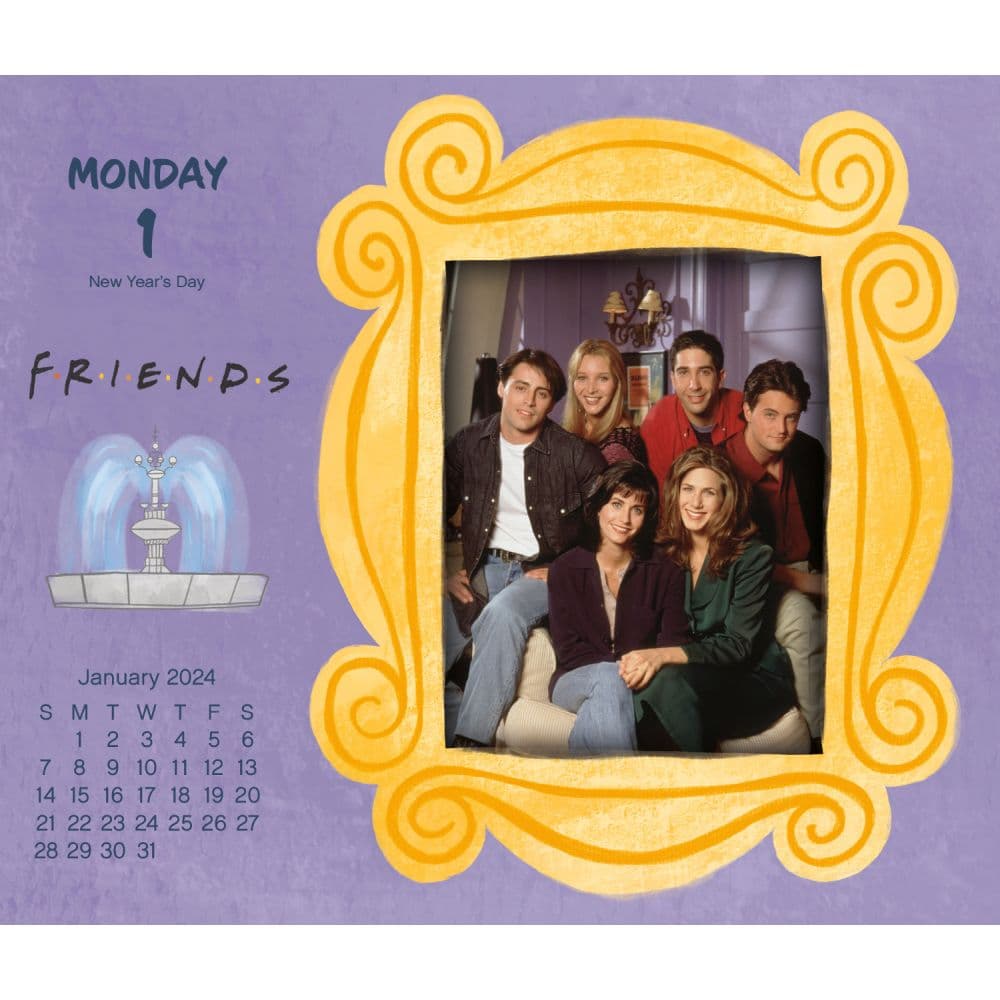 Friends 2024 Desk Calendar