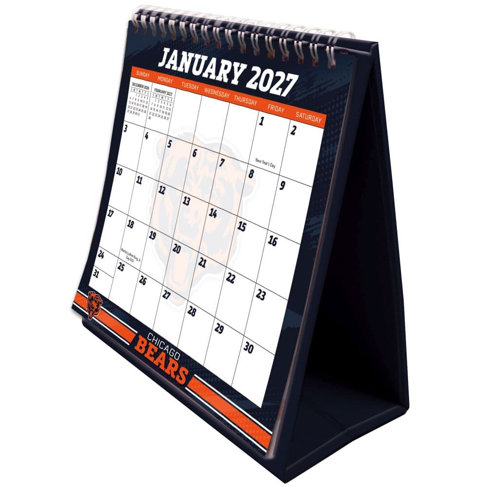 NFL Chicago Bears 2027 Easel Desk Calendar