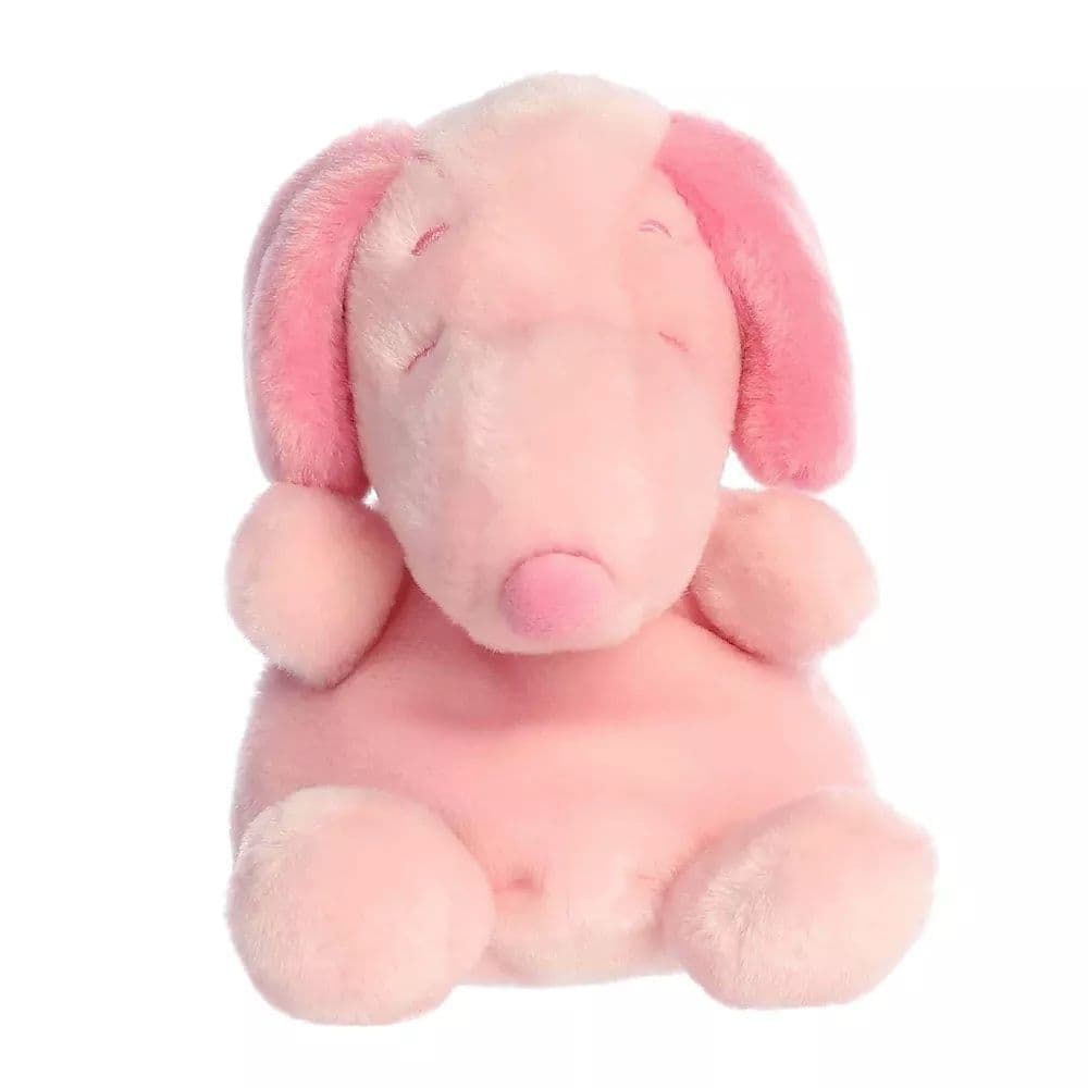 image Palm Pals Snoopy Color Collection Pink 5in Plush