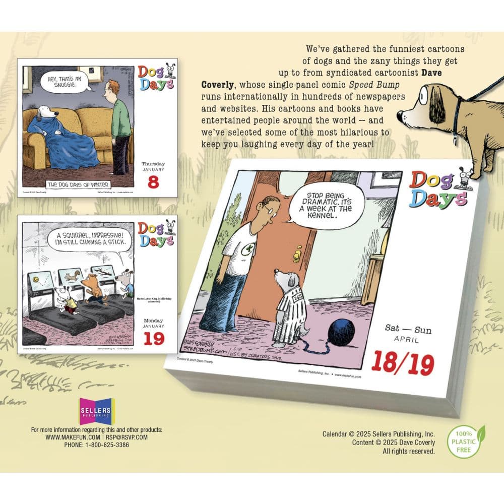 Dog Days by Dave Coverly 2026 Desk Calendar First Alternate Image
