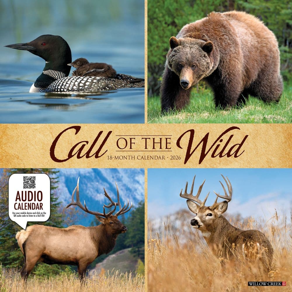 Call of the Wild 2026 Wall Calendar  Main Image