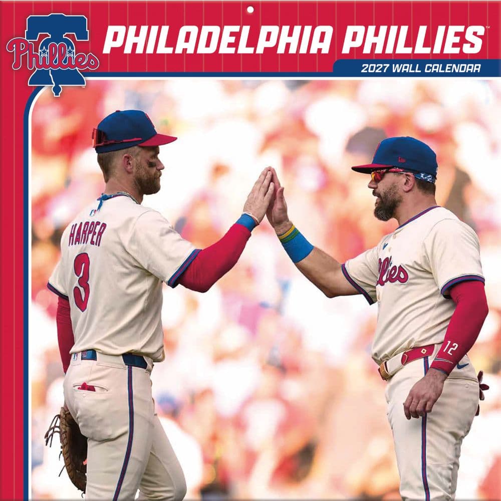 MLB Philadelphia Phillies 2027 Wall Calendar Main Product Image
