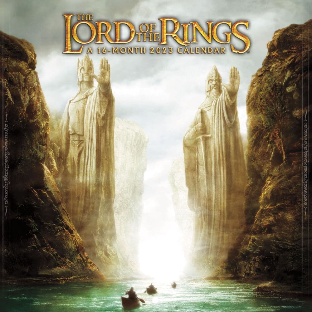 Lord of the Rings 2023 Wall Calendar