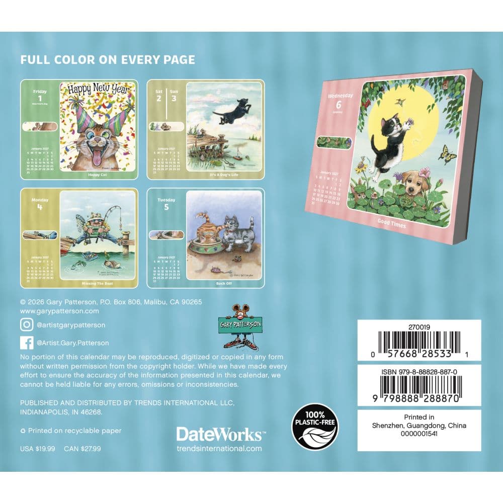Gary Patterson A Smile a Day 2027 Desk Calendar Seventh Alternate Image