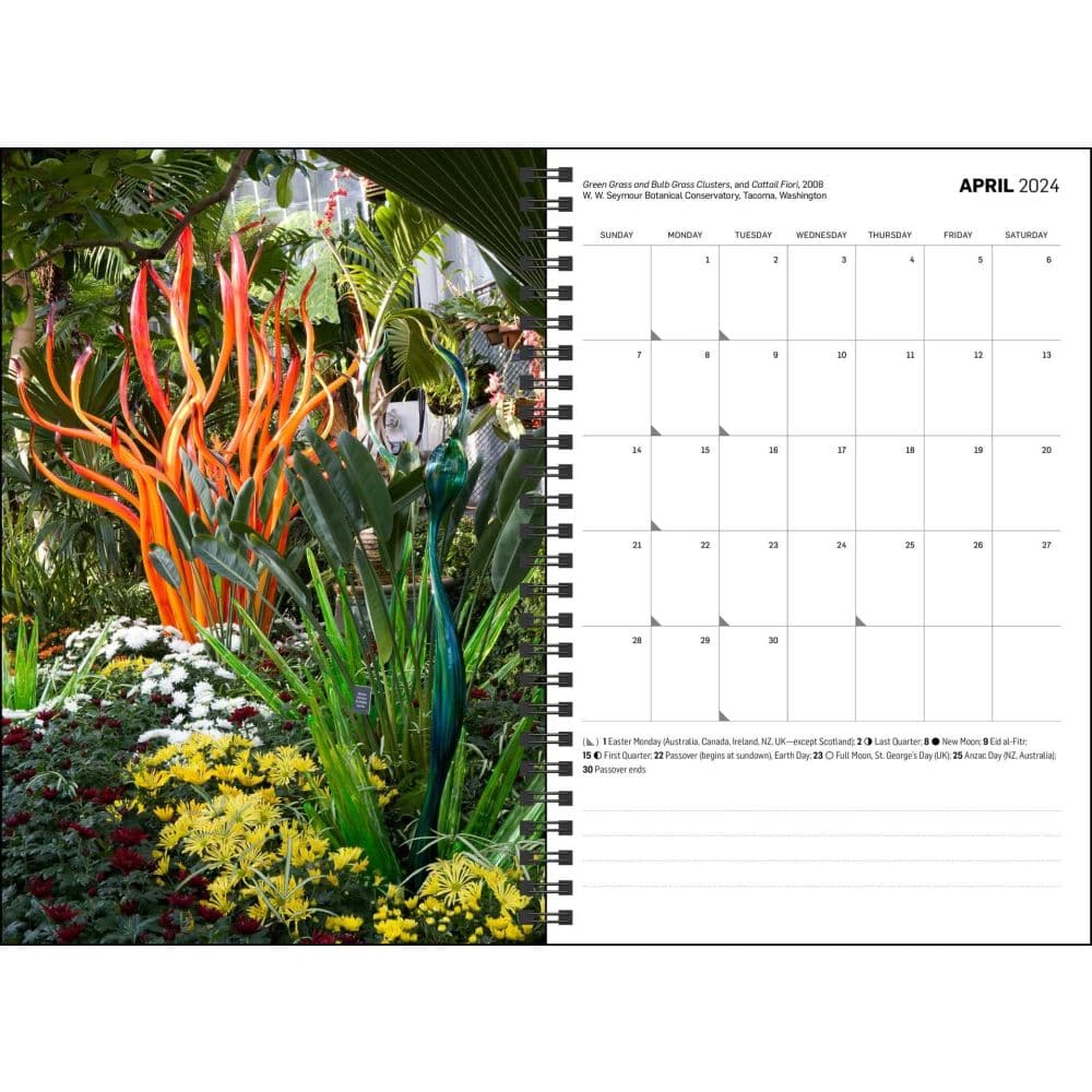 Chihuly 2024 Softcover Planner