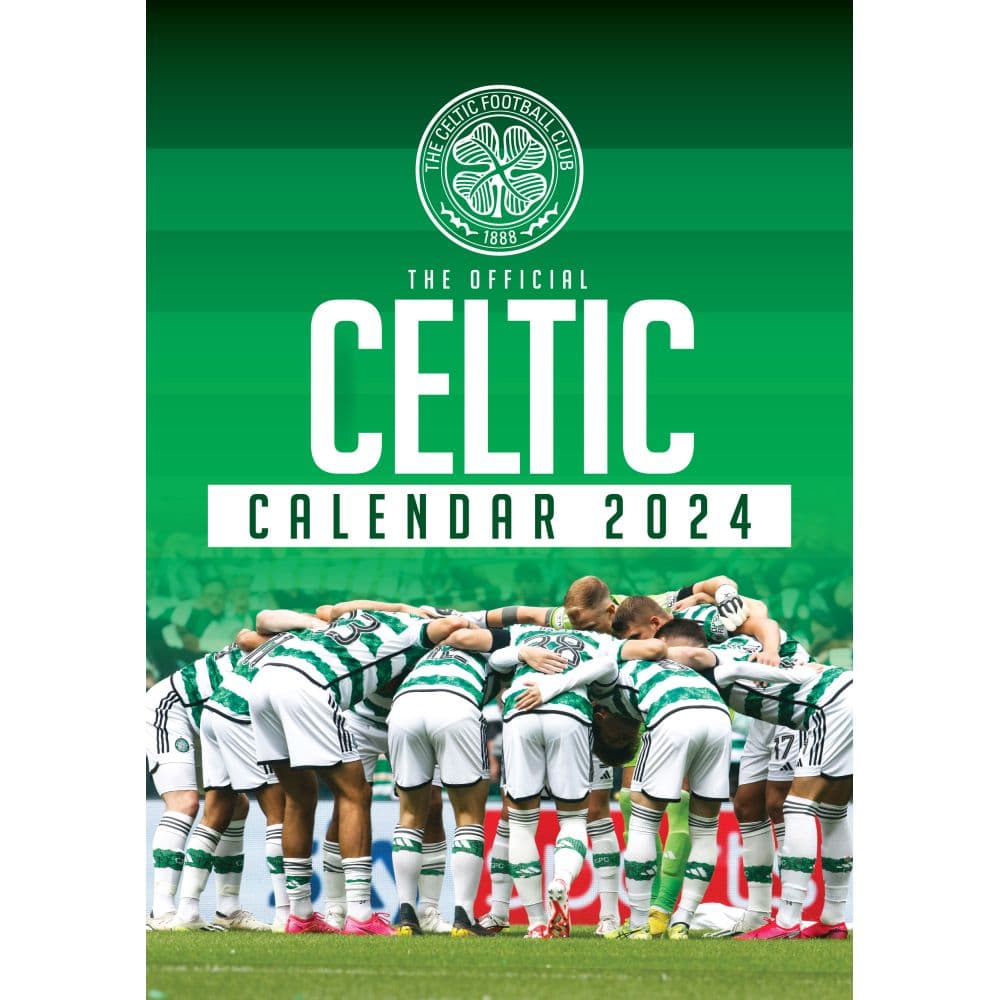 Celtic FC Poster 2024 Wall Calendar