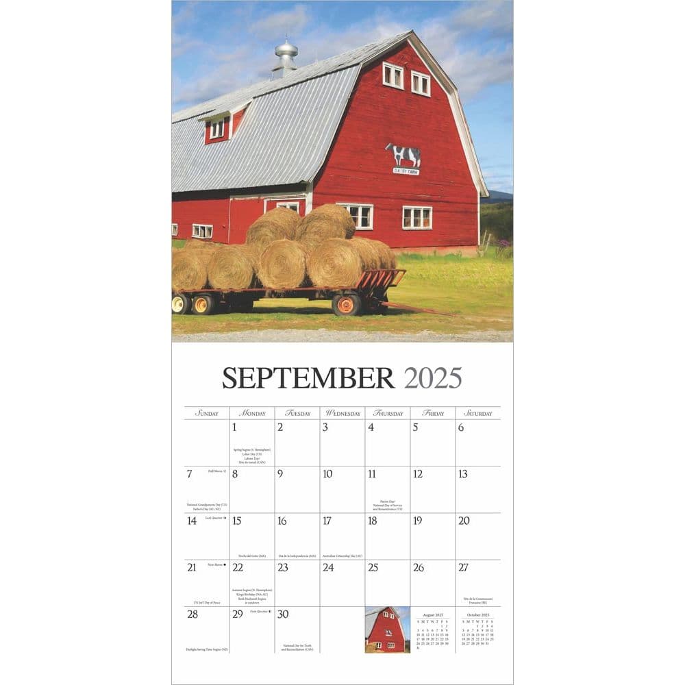 Beckoning Barns 2025 Wall Calendar Third Alternate Image width=&quot;1000&quot; height=&quot;1000&quot;