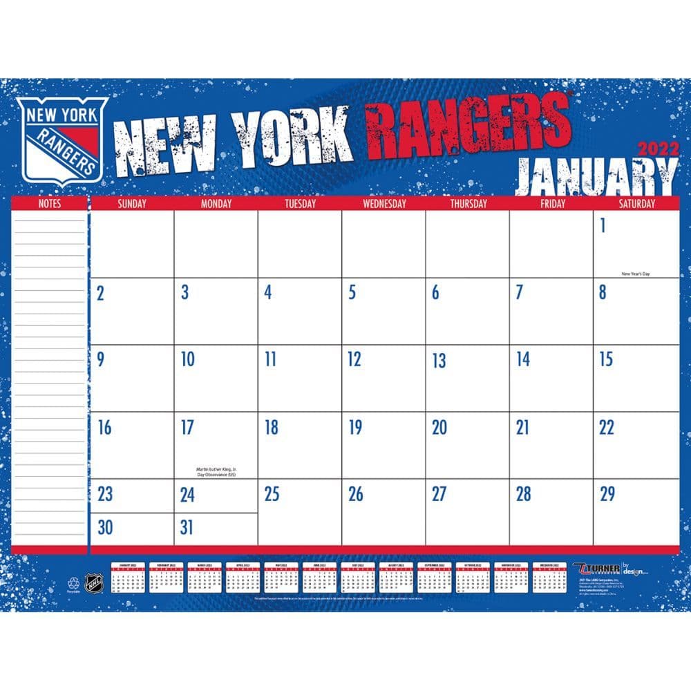 New York 2022 Desk Calendar