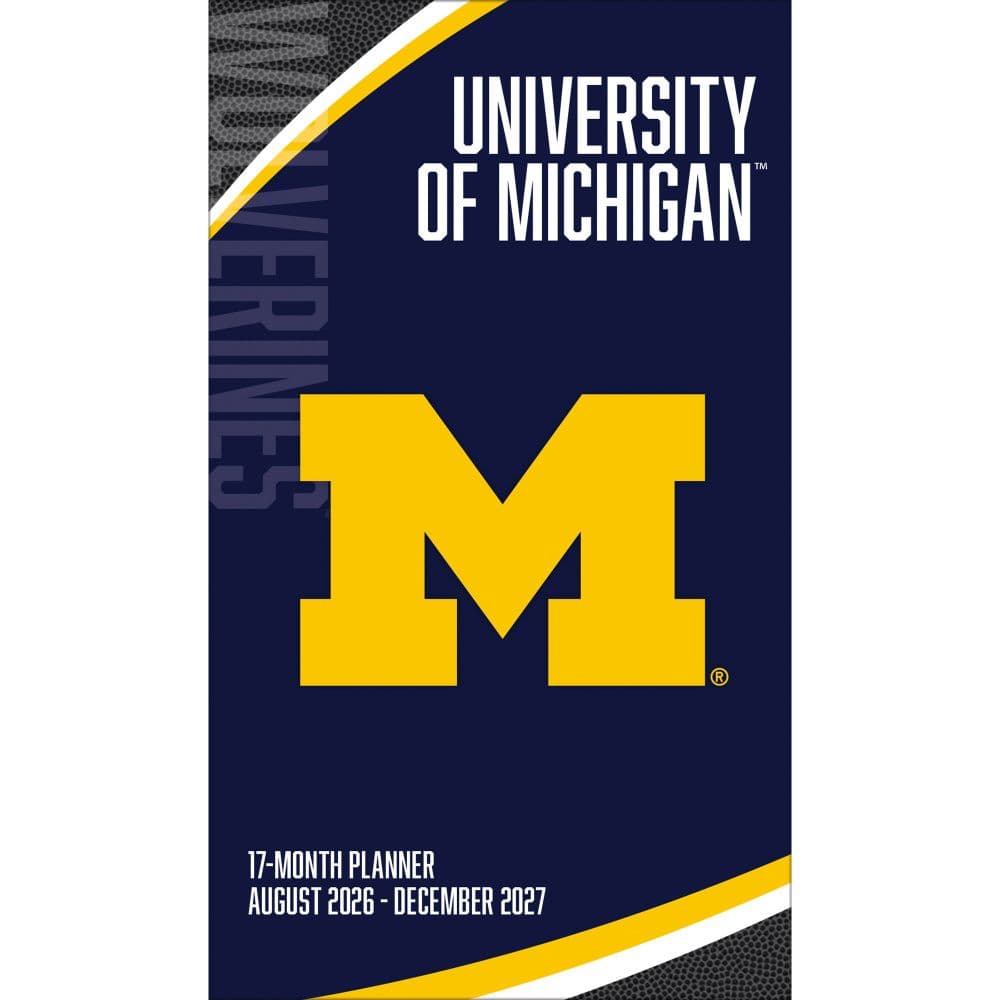 image Michigan Wolverines 2027 17 Month Pocket Planner Main Product Image