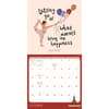 image Yoga Is My Happy Place 2025 Wall Calendar interior 2