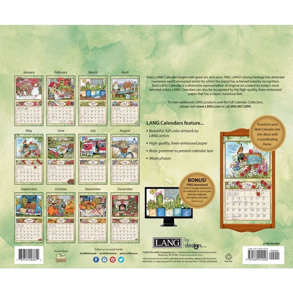 Bountiful Blessings Wall Calendar by Susan Winget