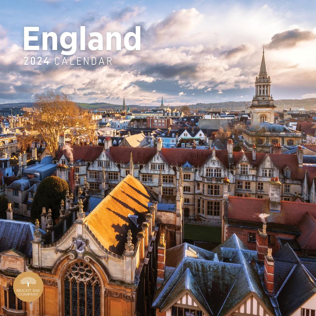 England 2024 Wall Calendar Main Product Image width=&quot;1000&quot; height=&quot;1000&quot;